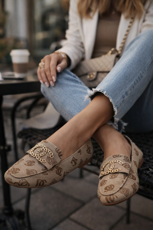 Monogram Buckle Loafers