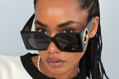 Oversized Geometric Square Sunglasses