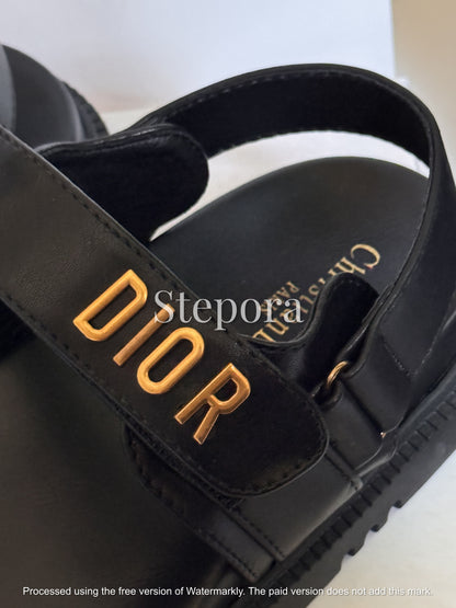 Luxe Platform Strappy Sandals with Adjustable Velcro Straps – Premium Comfortable Walking Footwear for Women