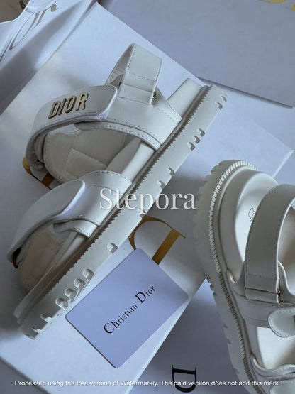 Luxe Platform Strappy Sandals with Adjustable Velcro Straps – Premium Comfortable Walking Footwear for Women