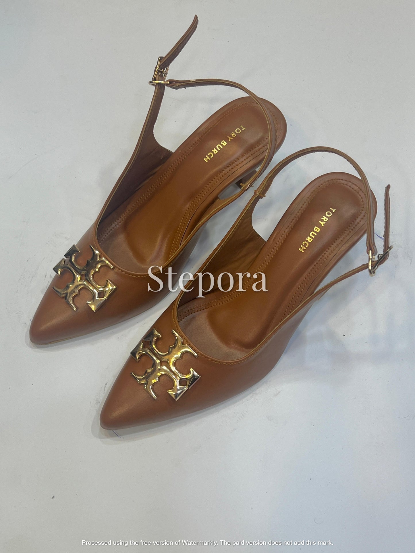 Premium Pointed Toe Collection – Matte Buckle & Gold Medallion Kitten Heels