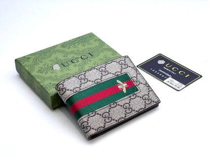 Signature Embossed Leather Bifold Wallet