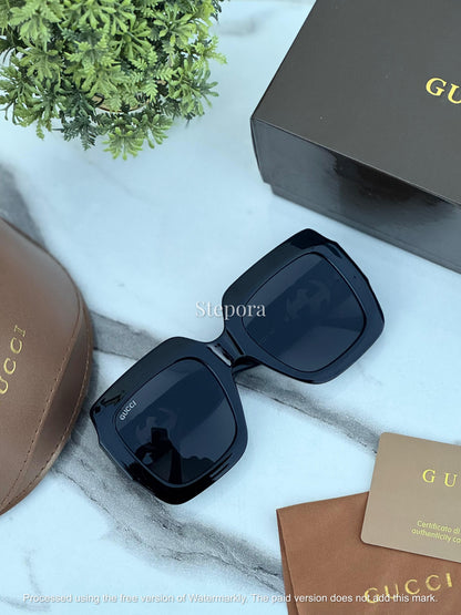 Oversized Square Interlocking G Sunglasses