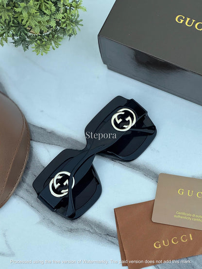 Oversized Square Interlocking G Sunglasses
