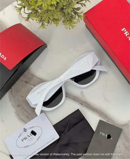 Geometric Cat-Eye Sunglasses