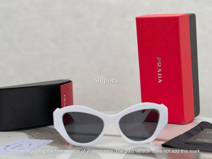 Geometric Cat-Eye Sunglasses