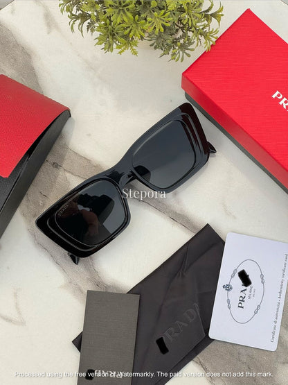 Rectangle Geometric Sunglasses