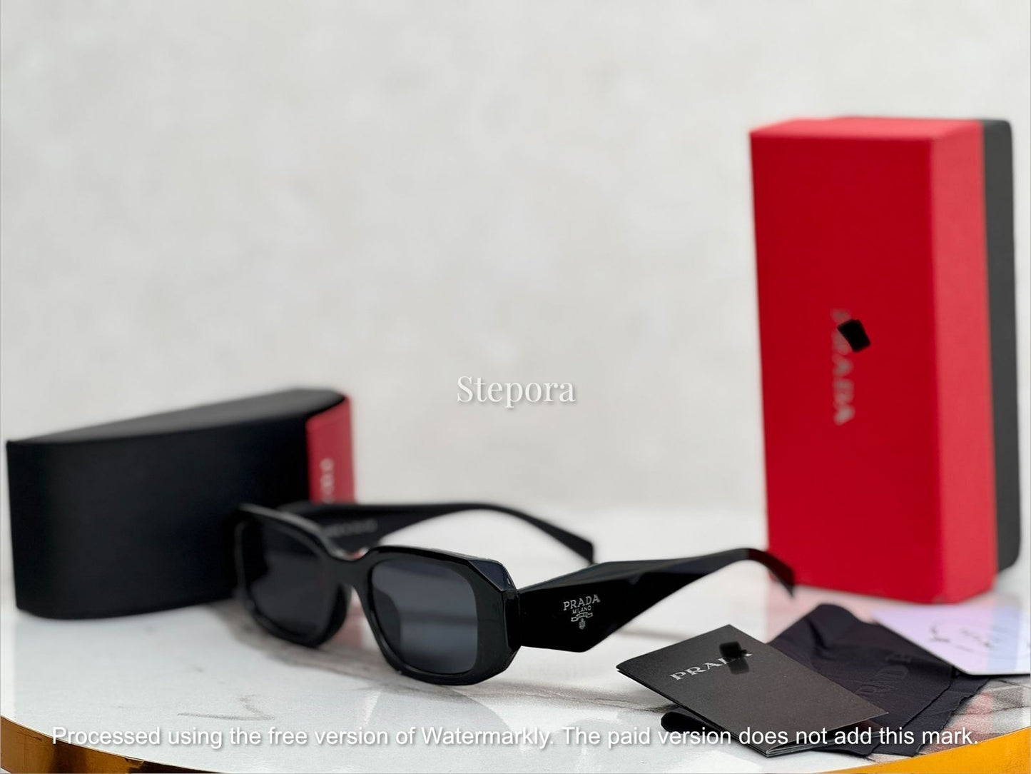 Bold Geometric Rectangular Sunglasses