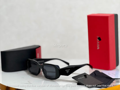 Bold Geometric Rectangular Sunglasses