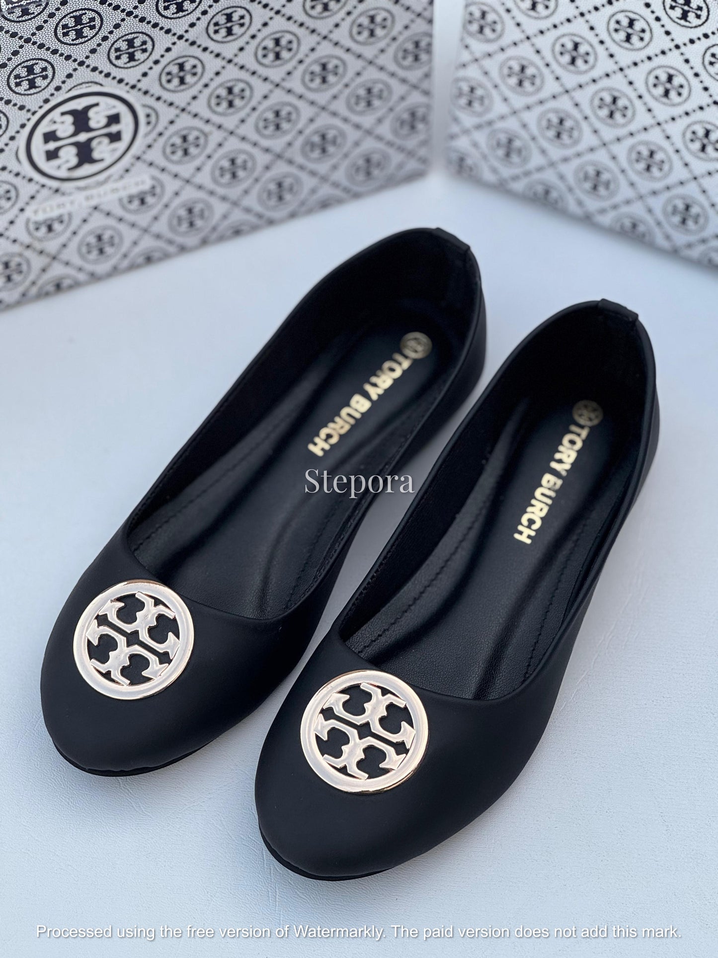 Metallic Medallion Ballet Flats