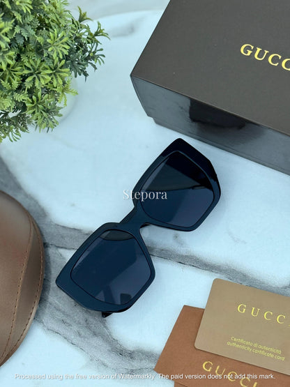 Premium Oversized Square Sunglasses – Luxury Black Frames