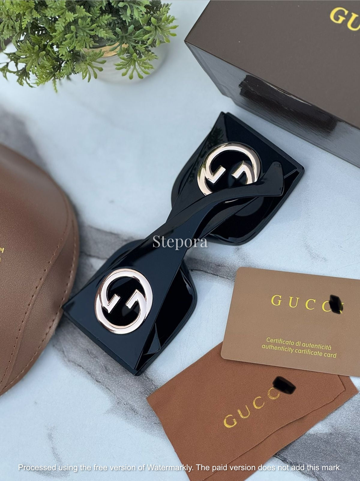 Oversized Geometric Square Sunglasses